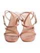 Inez Leather Patterned Sandals