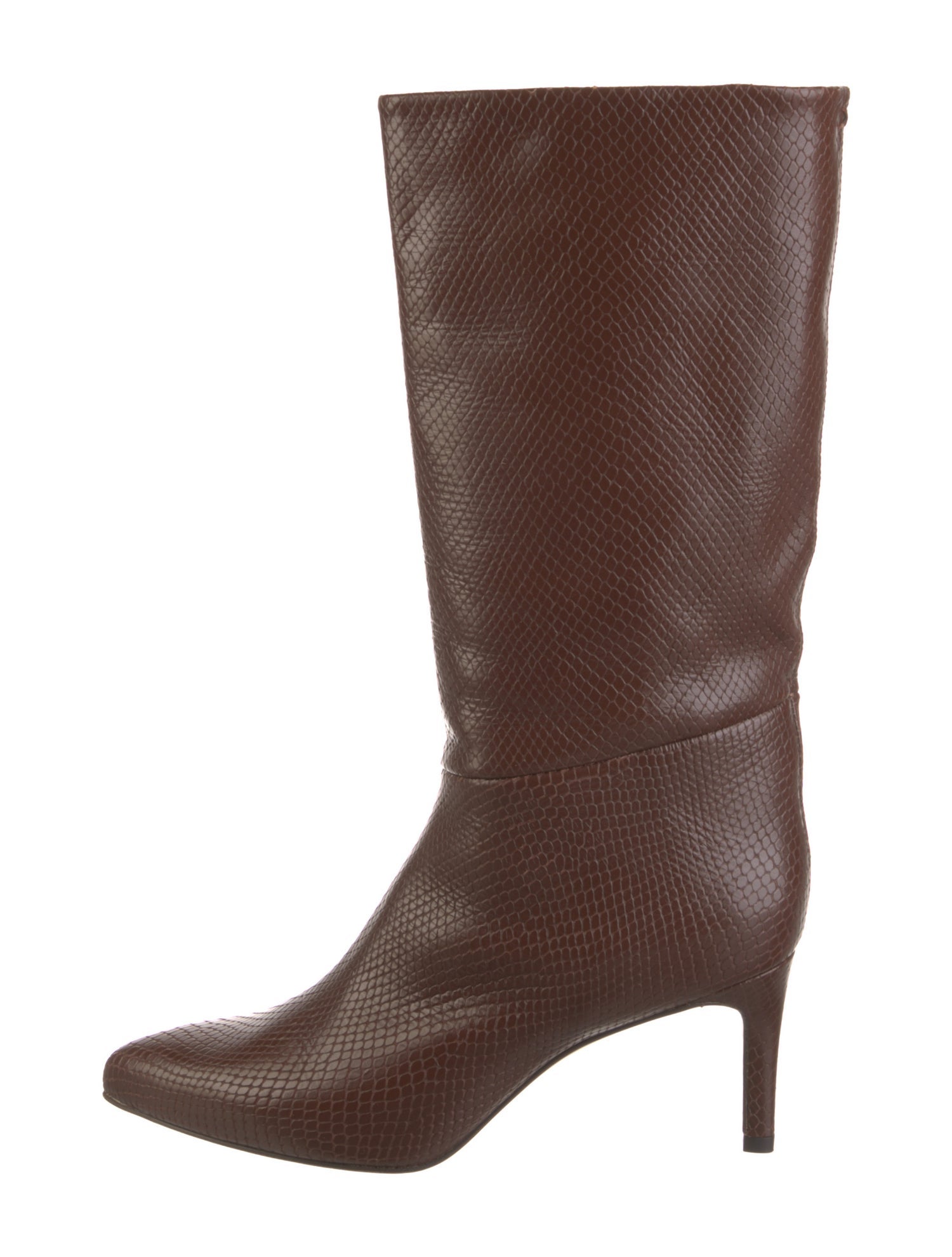 Inez Snakeskin Boots w/ Tags