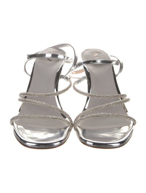 Inez Patent Leather Crystal Embellishments Sandals