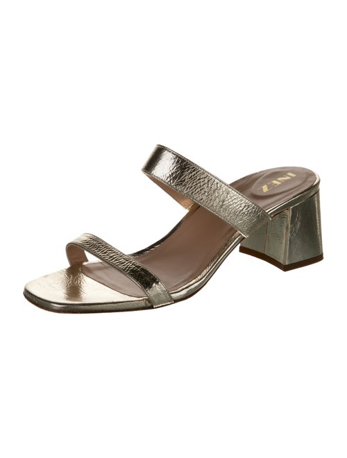 Inez Leather Slides