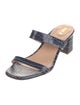 Inez Leather Slides
