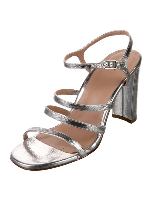 Inez Leather Slingback Sandals