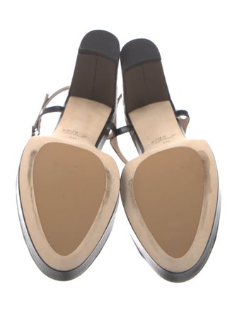 Inez Embossed Leather Sandals