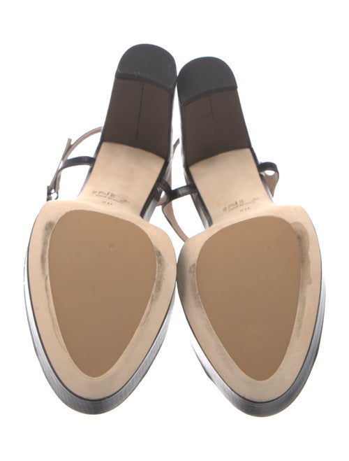 Inez Embossed Leather Sandals