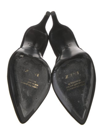 Inez Suede Slingback Pumps