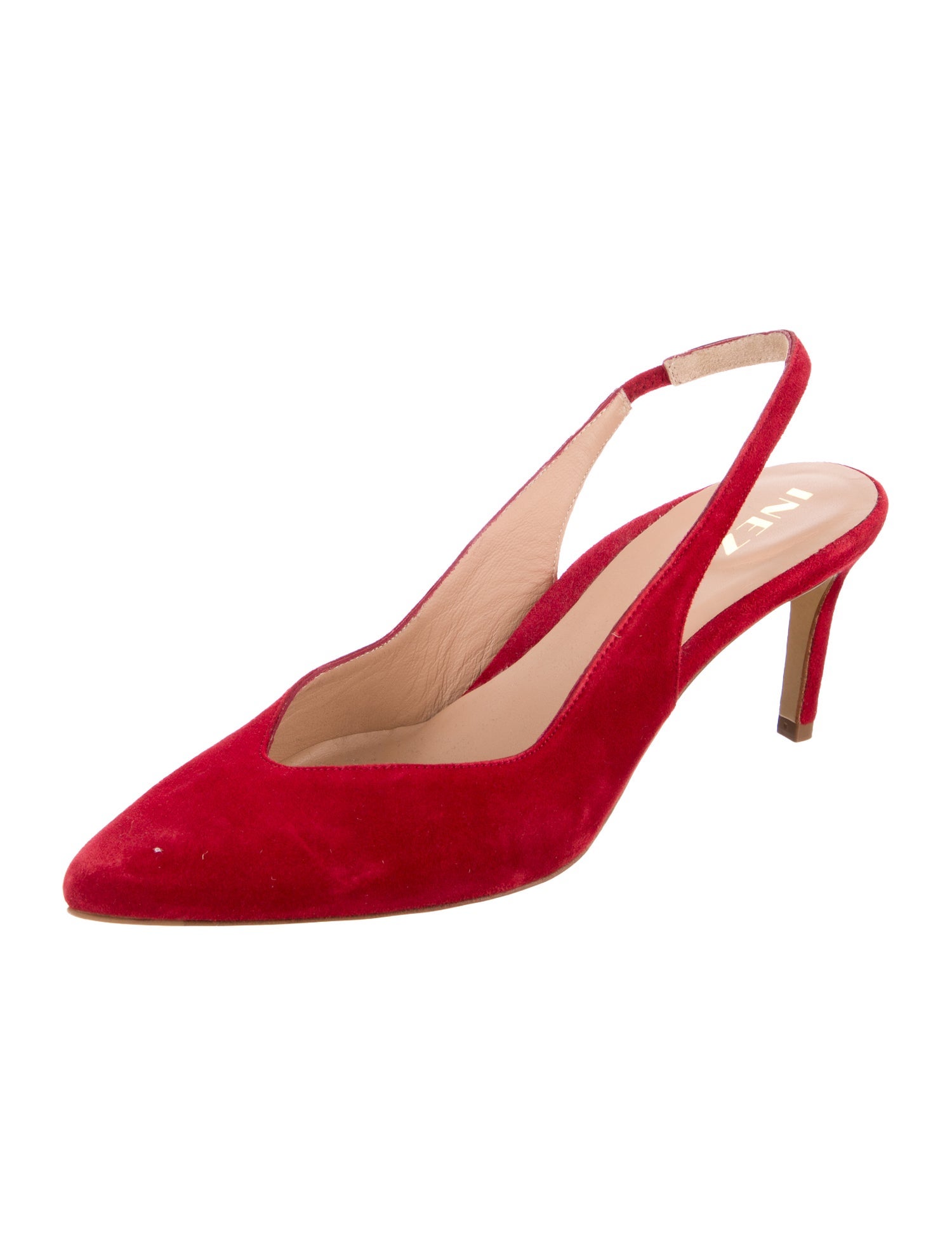 Inez Suede Slingback Pumps