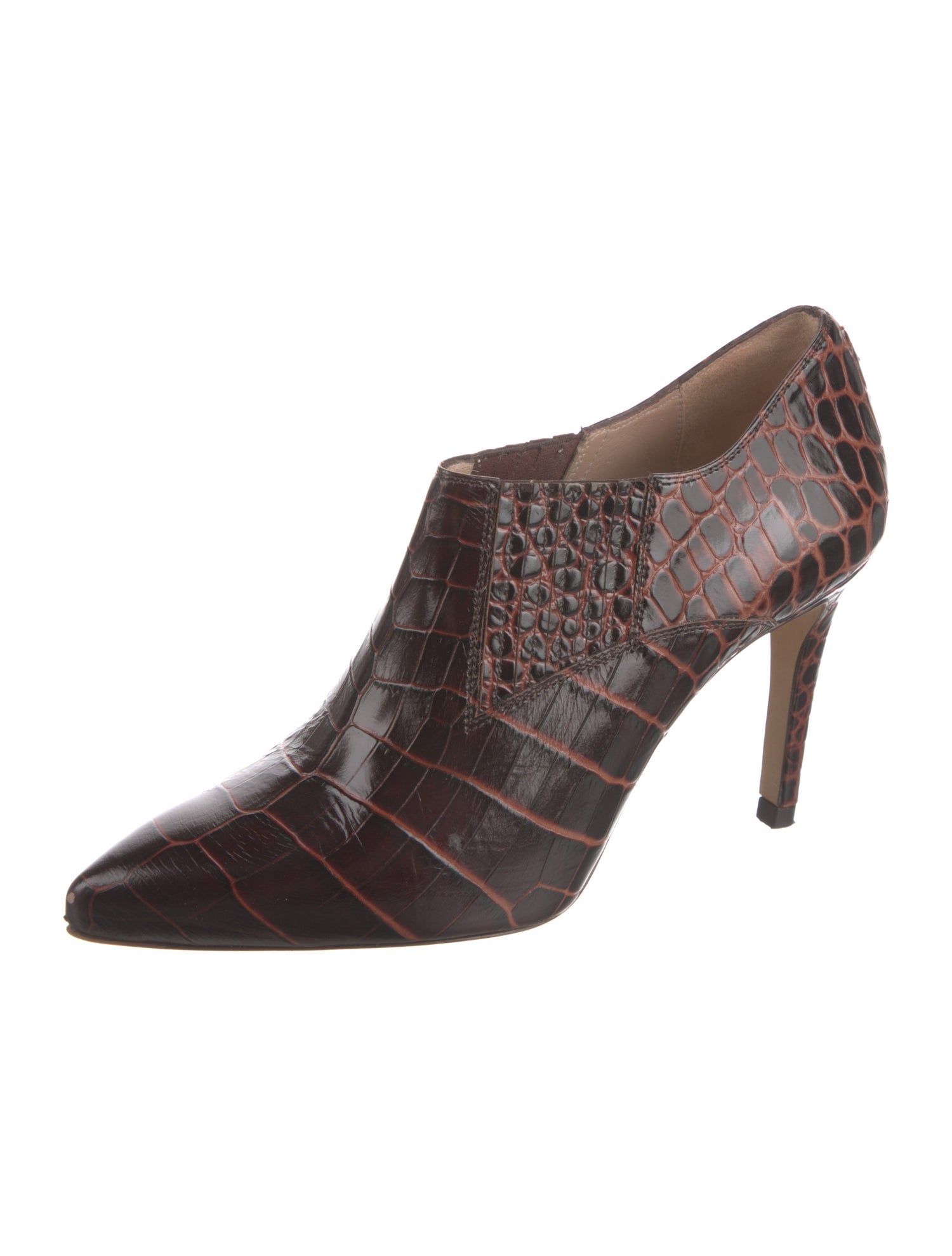 Inez Leather Printed Pumps