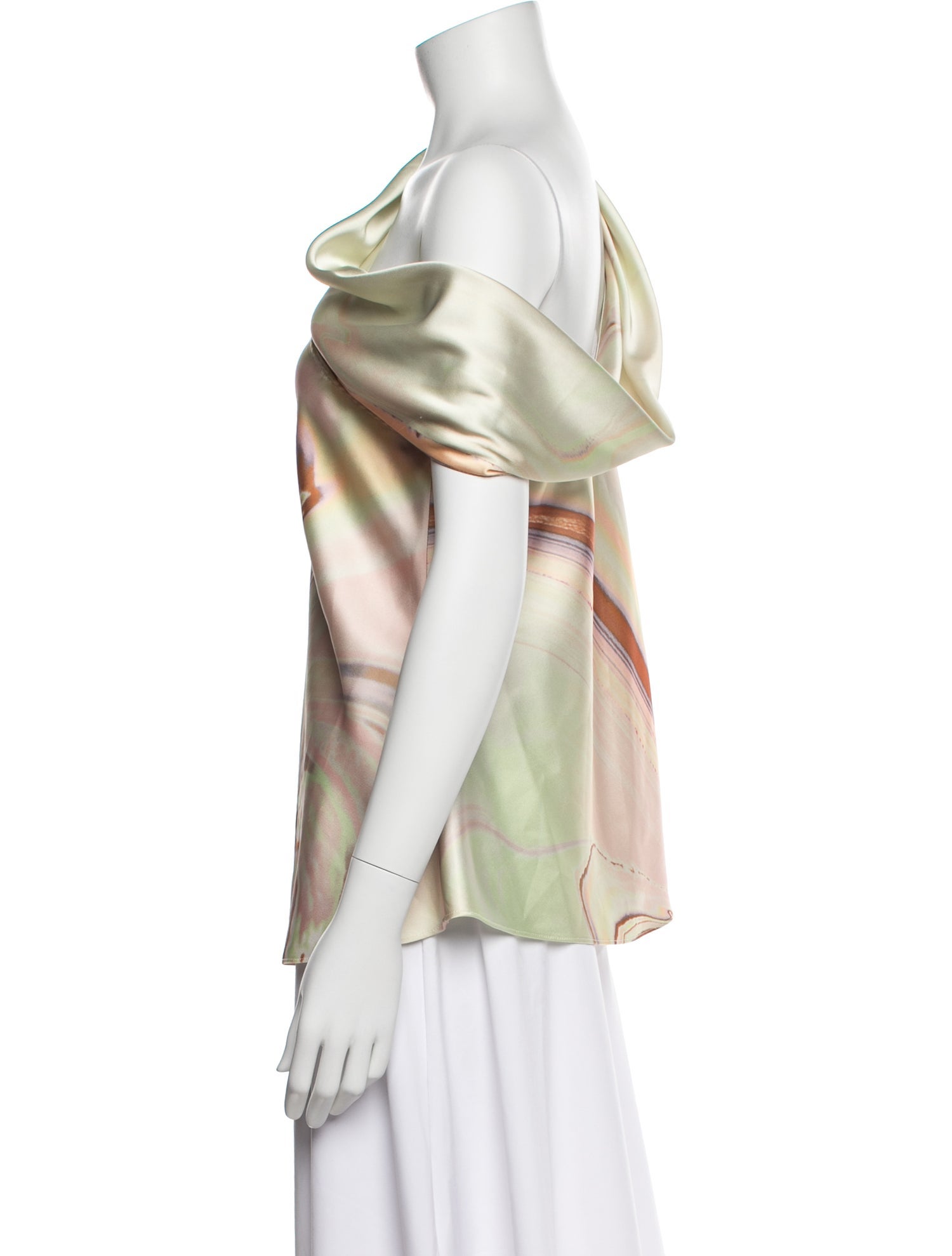 Jonathan Simkhai Printed Asymmetrical Top