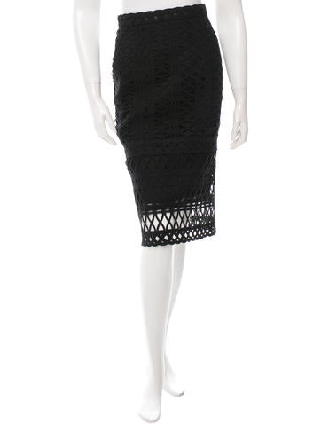 Jonathan Simkhai Lace Pencil Skirt w/ Tags