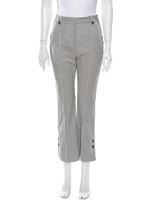Jonathan Simkhai Striped Straight Leg Pants Blue