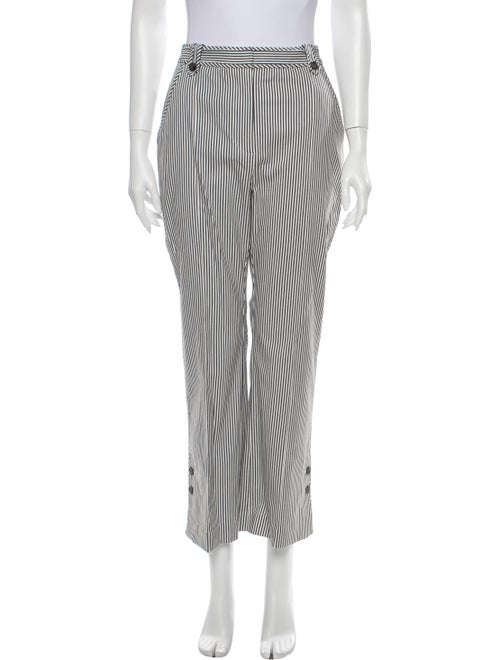 Jonathan Simkhai Striped Wide Leg Pants Blue