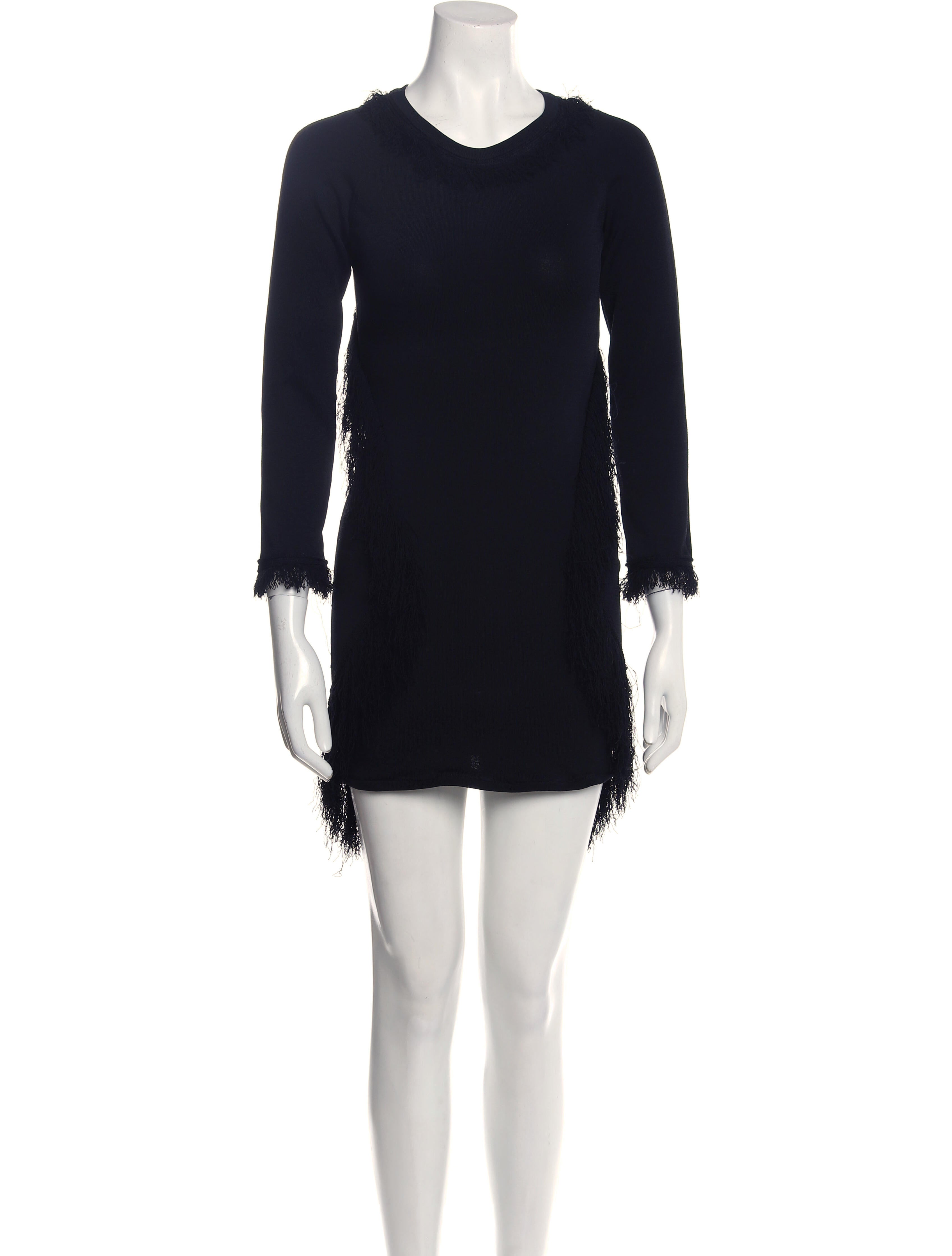 Jonathan Simkhai Crew Neck Mini Dress