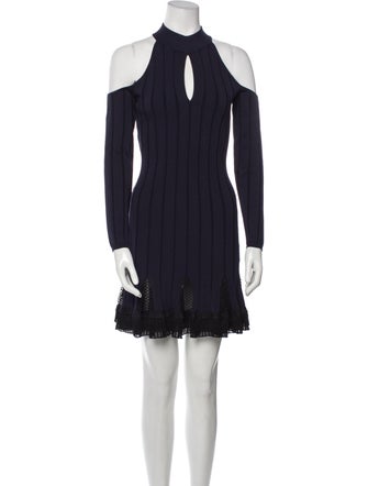 Jonathan Simkhai Mock Neck Mini Dress