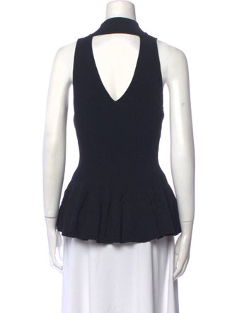 Jonathan Simkhai Mock Neck Sleeveless Top