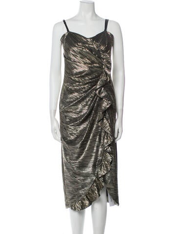 Jonathan Simkhai Dresses Printed Midi Length Dress US 10 | L