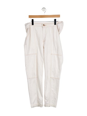 Jonathan Simkhai High-Rise Straight Leg Jeans