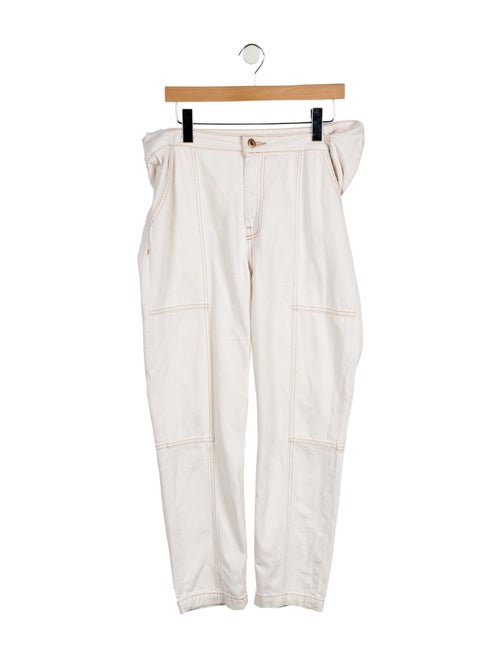 Jonathan Simkhai High-Rise Straight Leg Jeans