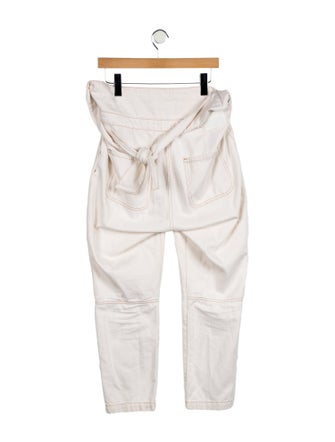 Jonathan Simkhai High-Rise Straight Leg Jeans
