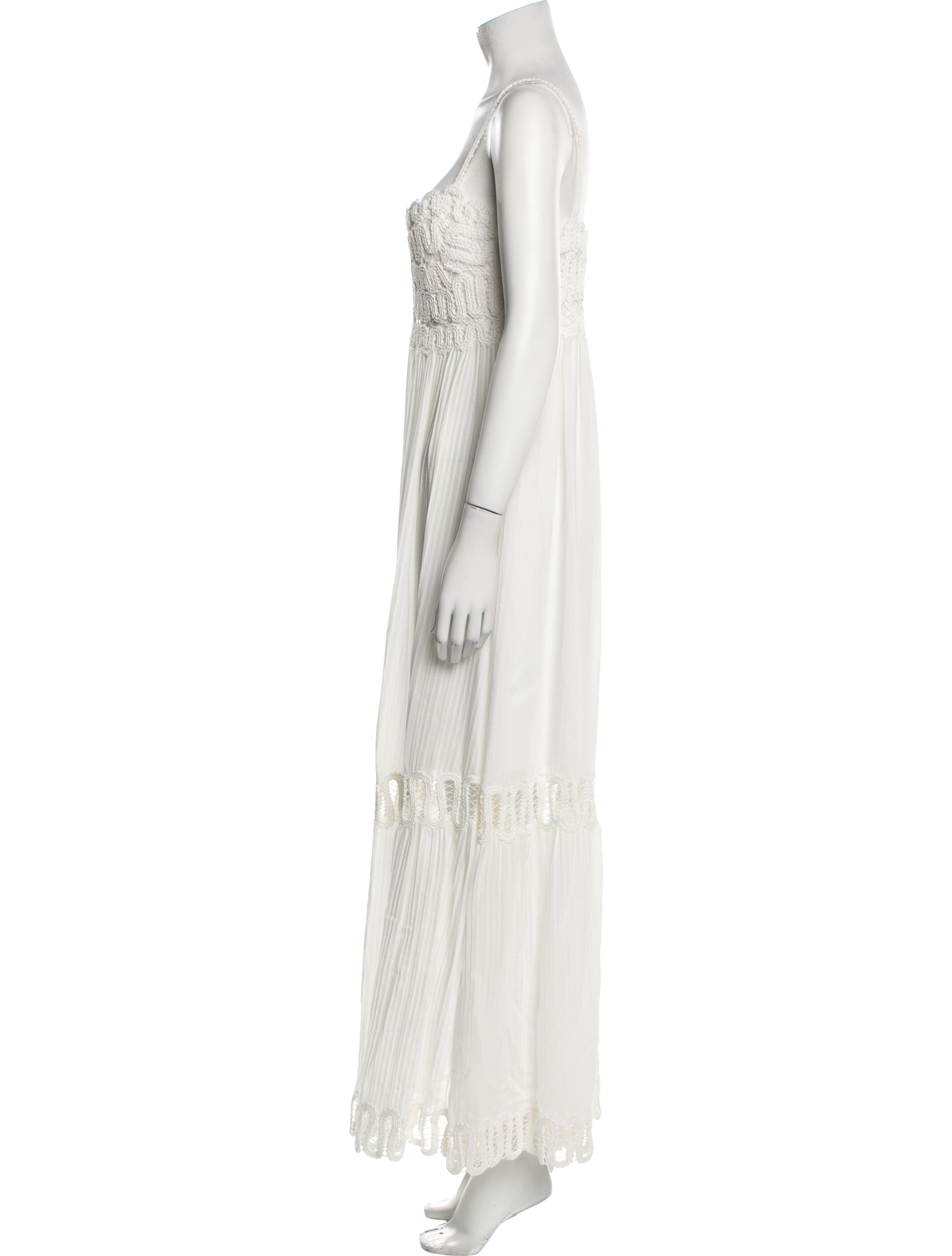 Jonathan Simkhai Square Neckline Long Dress w/ Tags