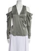 Jonathan Simkhai Silk V-Neck Blouse