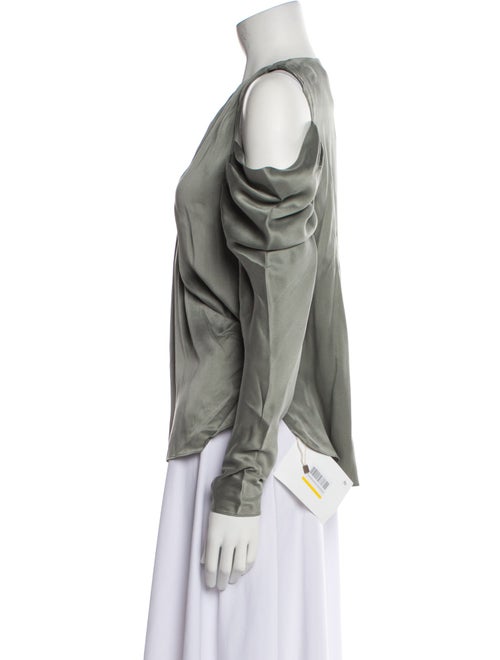 Jonathan Simkhai Silk V-Neck Blouse