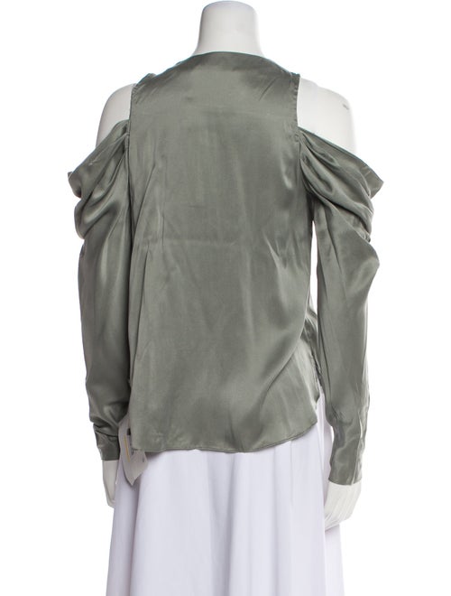 Jonathan Simkhai Silk V-Neck Blouse