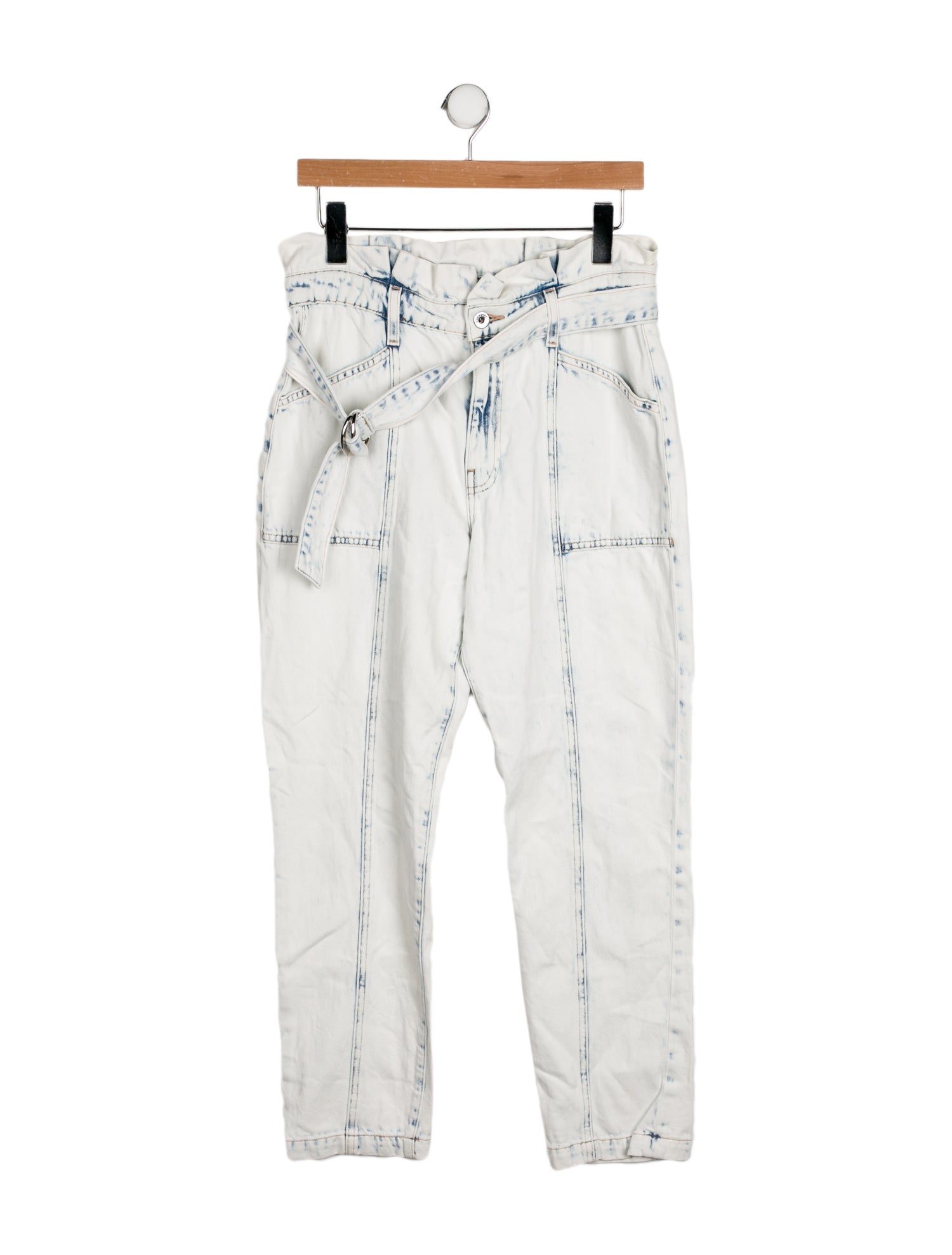 Jonathan Simkhai High-Rise Straight Leg Jeans
