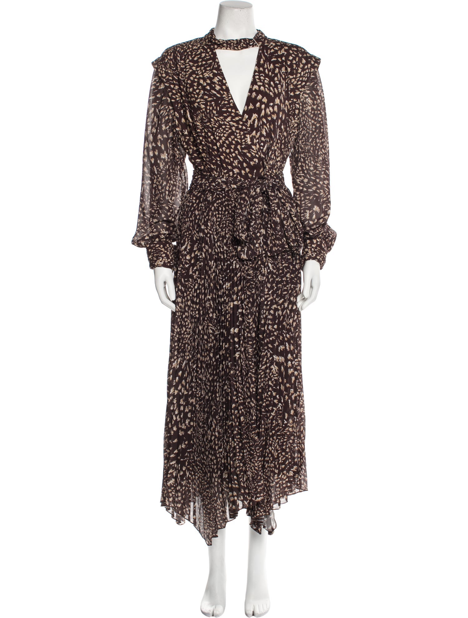 Jonathan Simkhai Animal Print Long Dress w/ Tags