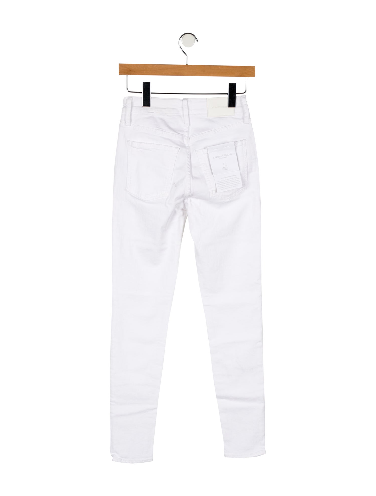 Jonathan Simkhai Mid-Rise Skinny Leg Jeans
