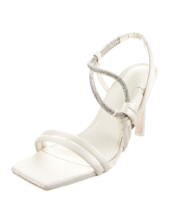 Jonathan Simkhai Crystal Embellishments Slingback Sandals