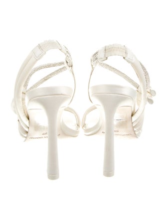 Jonathan Simkhai Crystal Embellishments Slingback Sandals