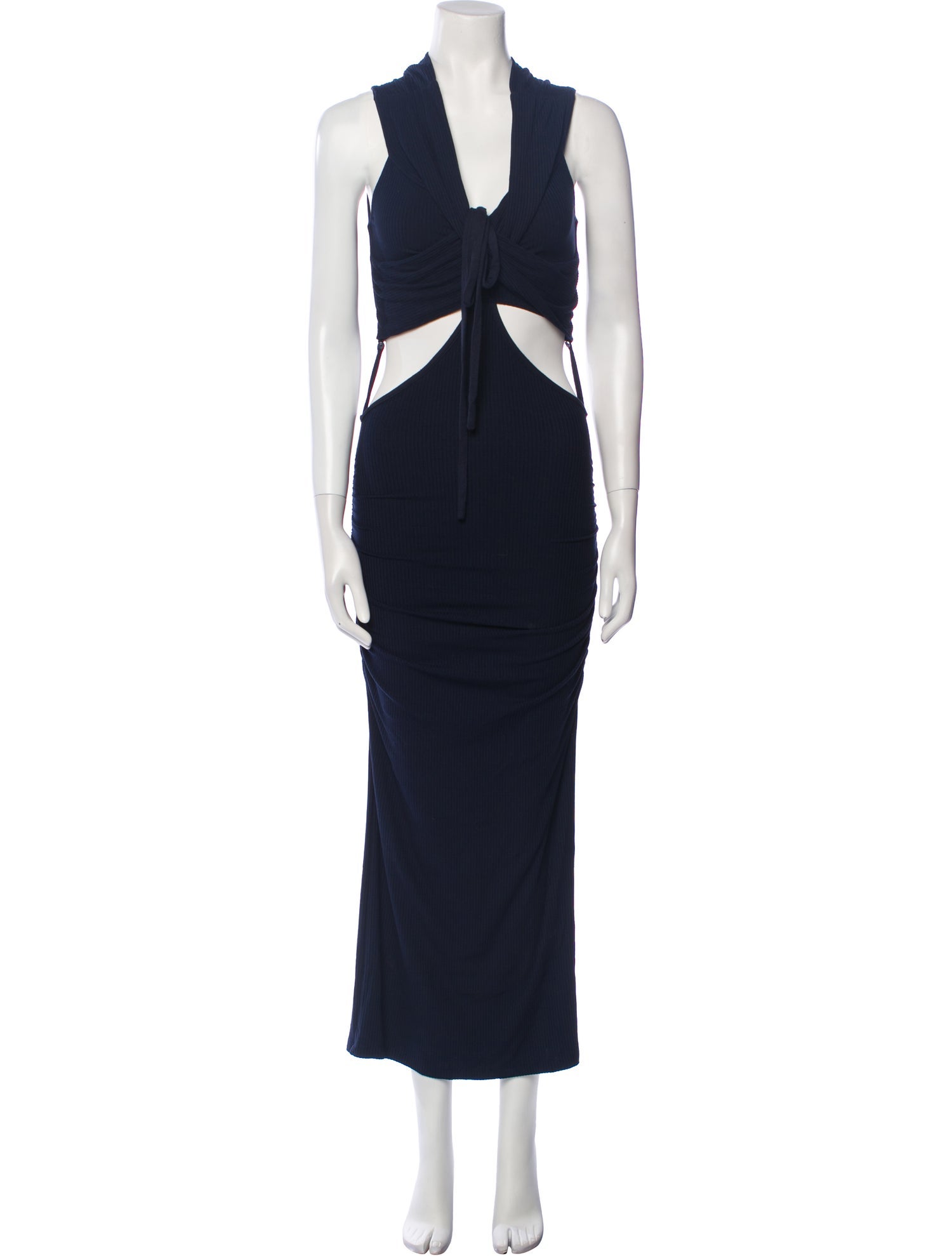 Jonathan Simkhai Plunge Neckline Long Dress