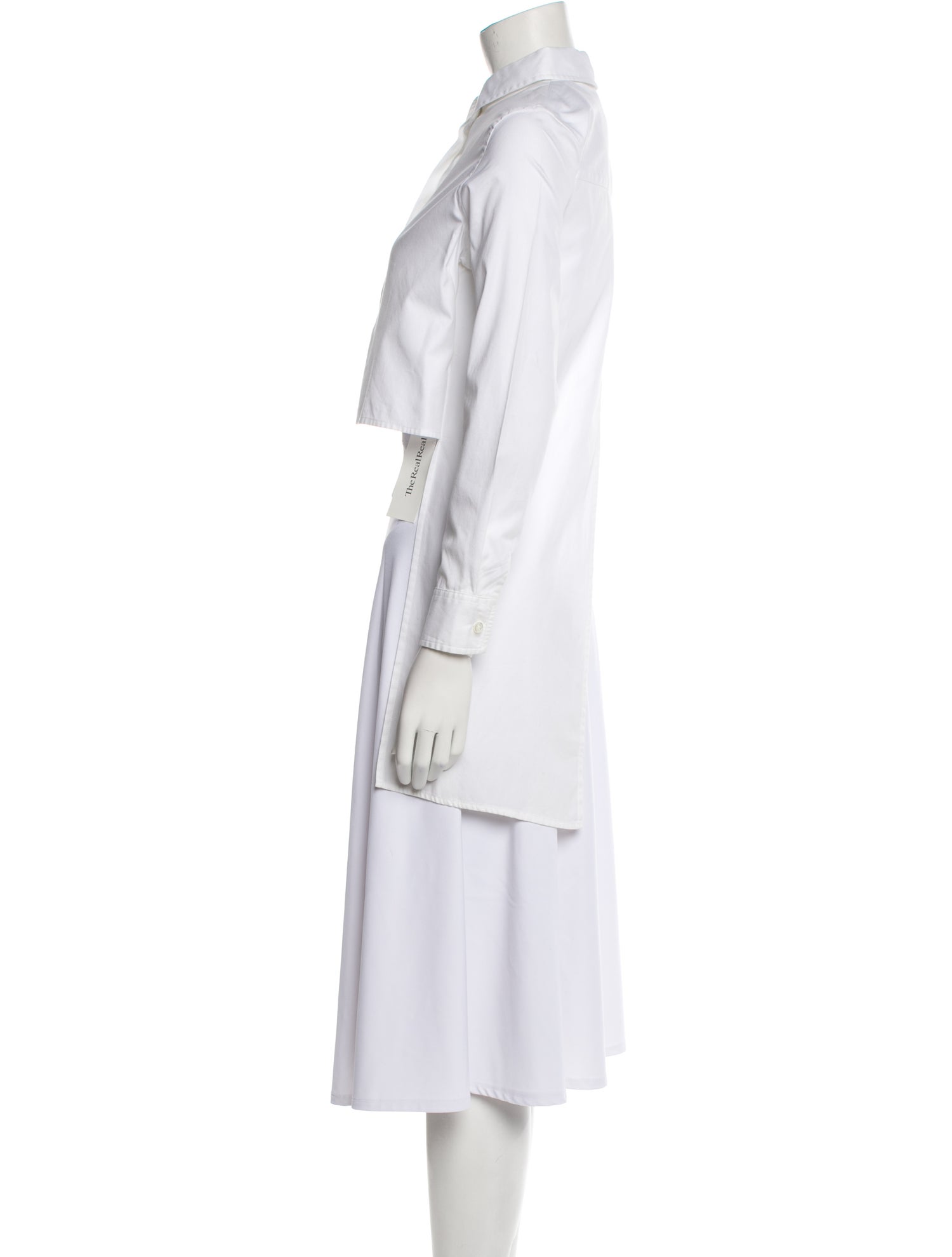 Jonathan Simkhai Mock Neck Long Sleeve Crop Top