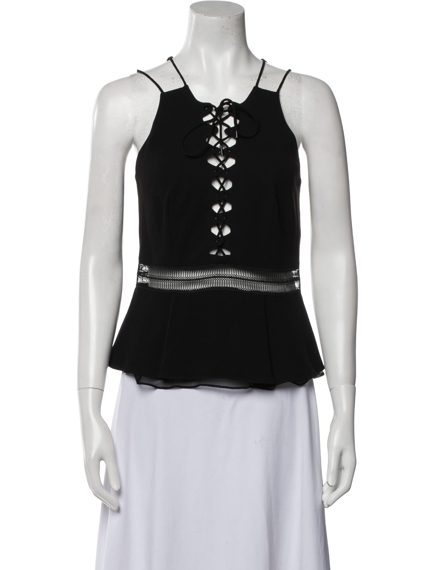 Jonathan Simkhai Square Neckline Sleeveless Top
