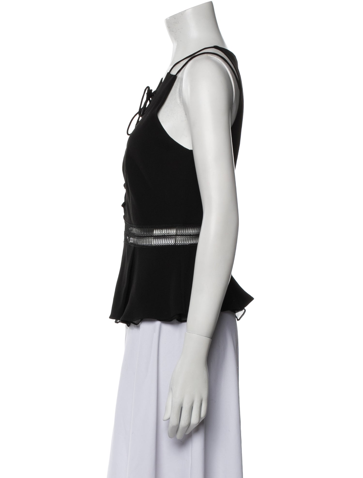 Jonathan Simkhai Square Neckline Sleeveless Top