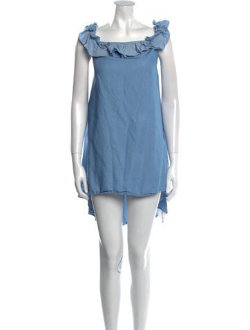 Jonathan Simkhai Dresses Square Neckline Mini Dress L