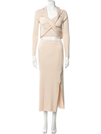 Jonathan Simkhai Wool Skirt Set