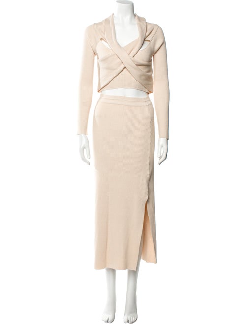 Jonathan Simkhai Wool Skirt Set