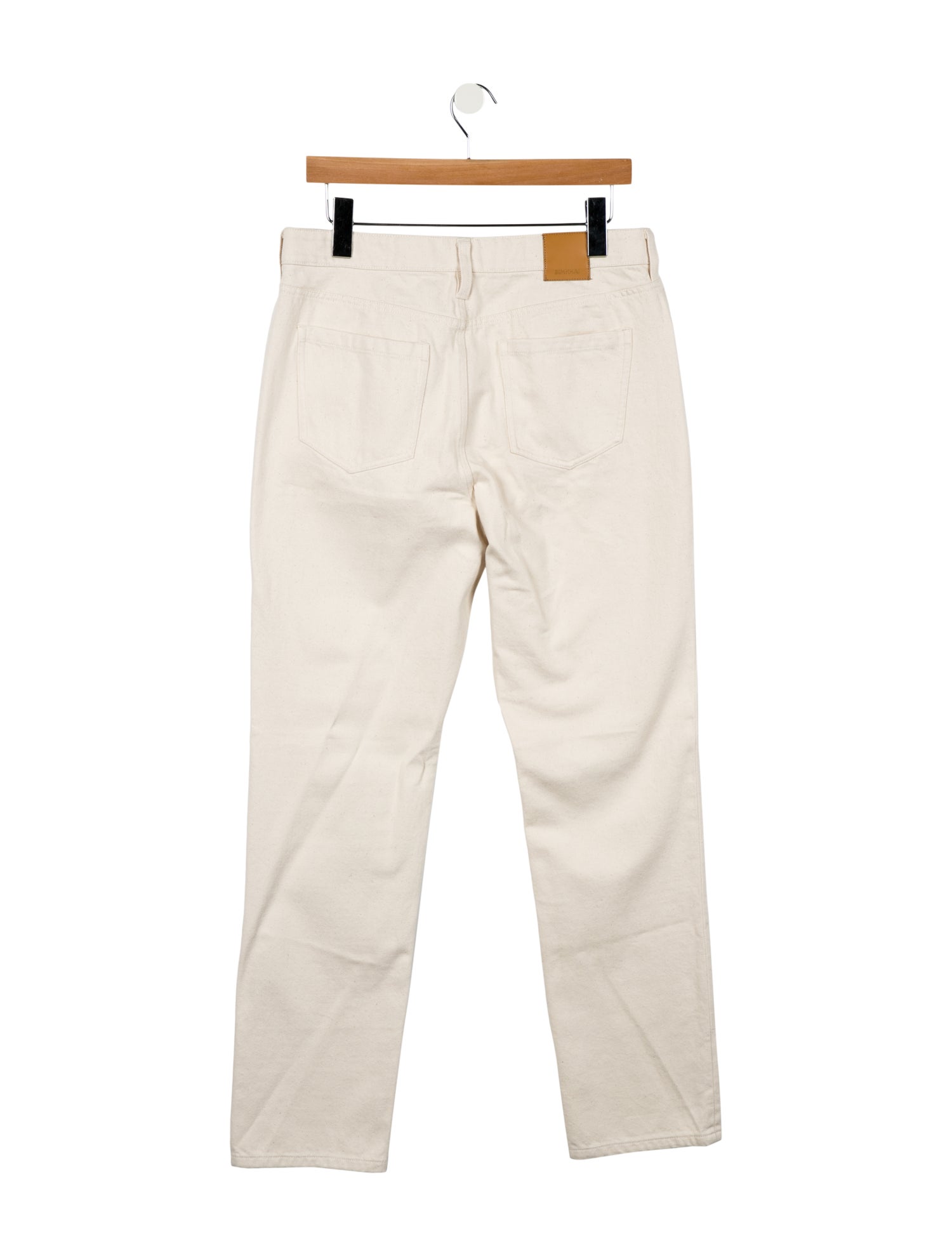 Jonathan Simkhai Mid-Rise Straight Leg Jeans w/ Tags