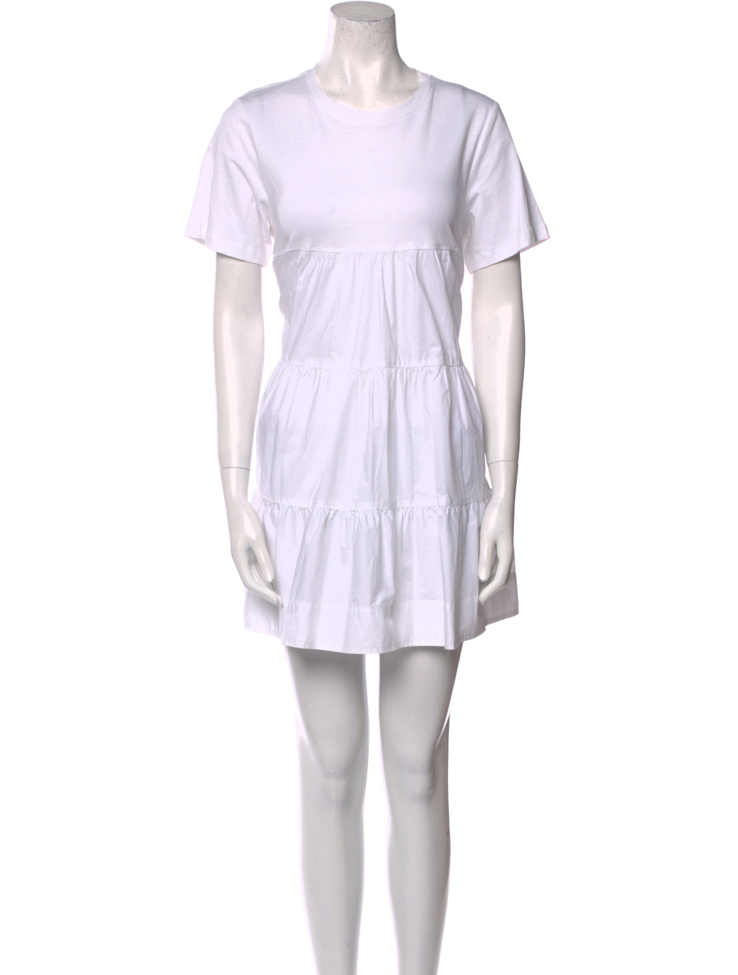 Jonathan Simkhai Crew Neck Mini Dress