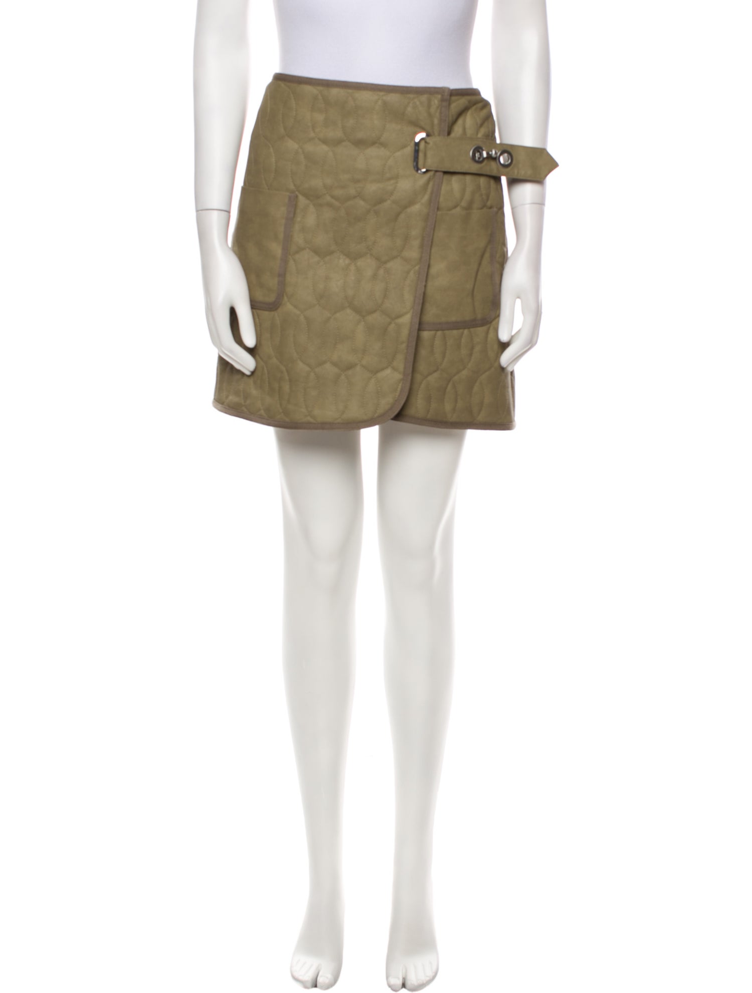 Jonathan Simkhai Faux Leather Mini Skirt