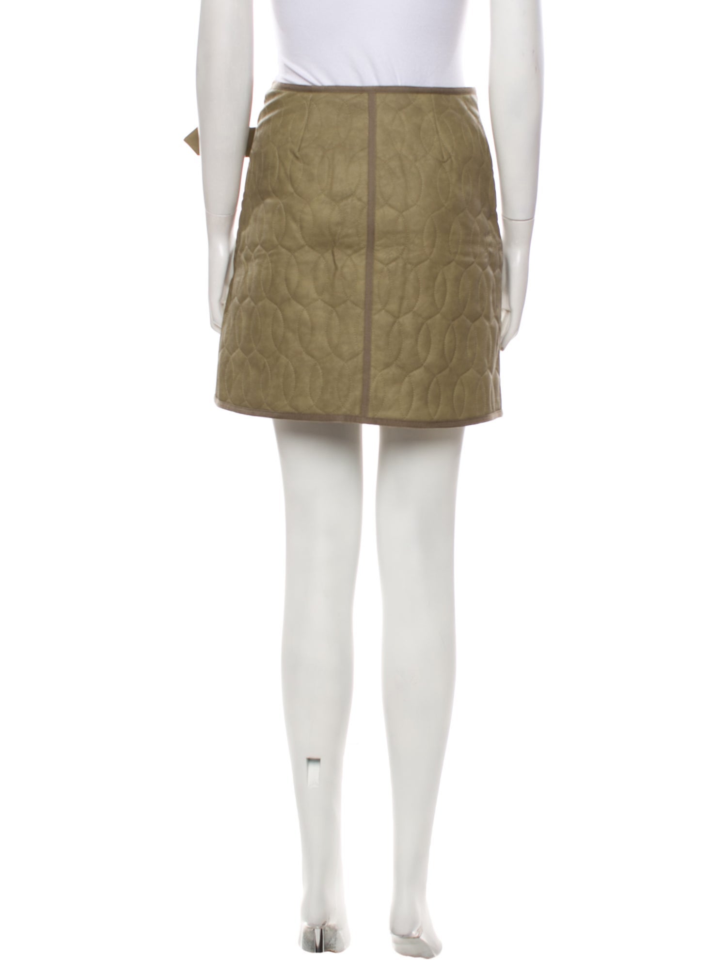 Jonathan Simkhai Faux Leather Mini Skirt