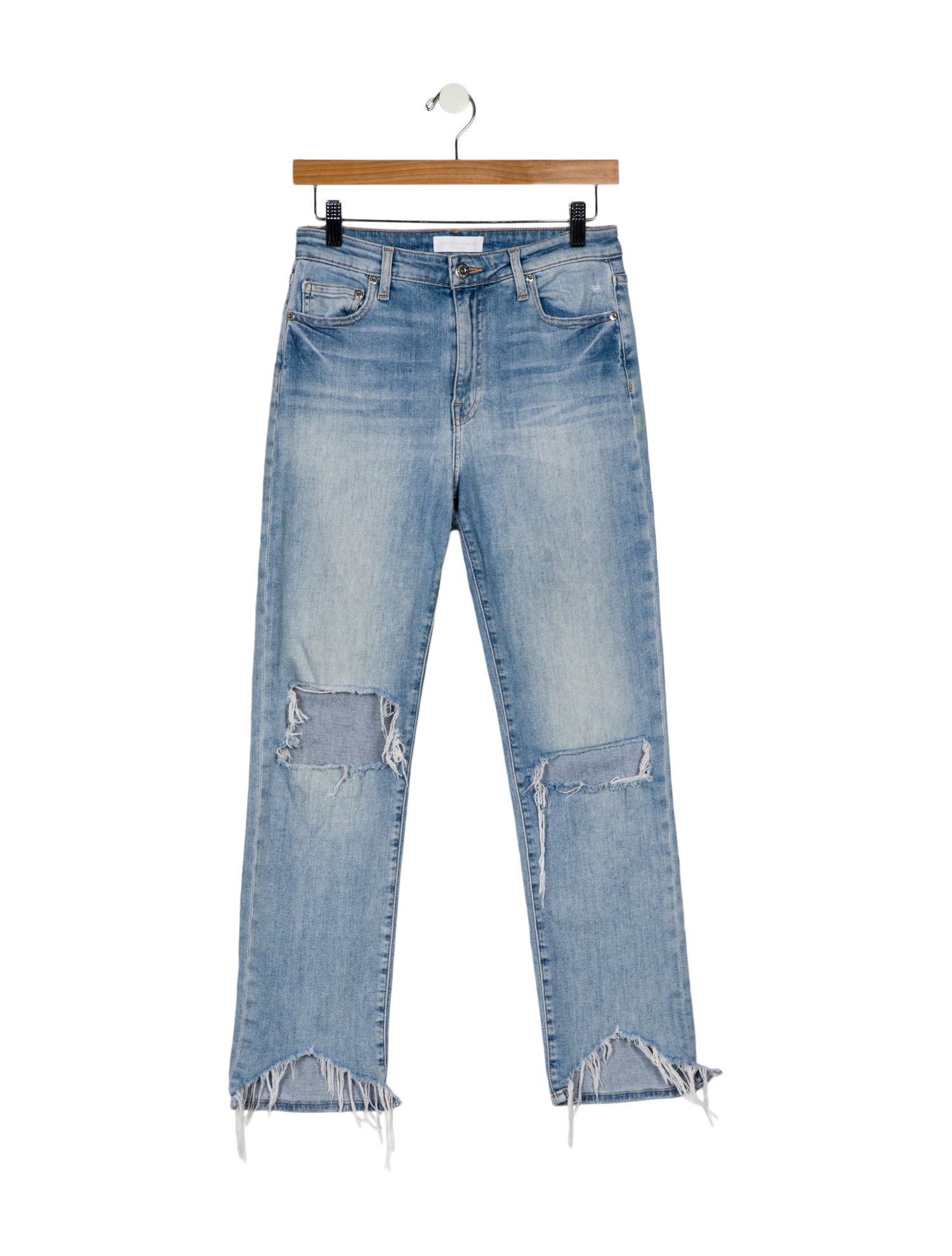 Jonathan Simkhai Mid-Rise Straight Leg Jeans