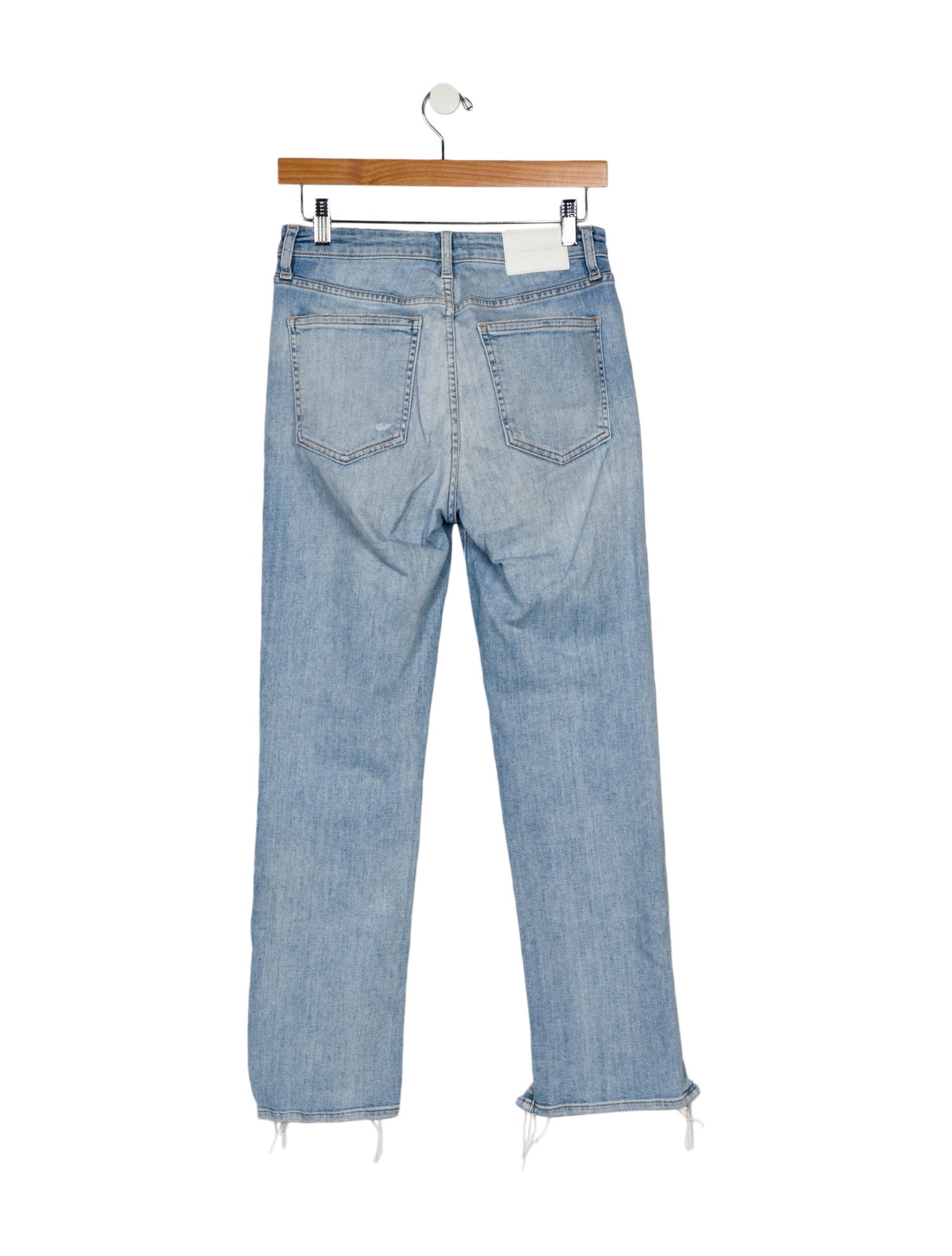 Jonathan Simkhai Mid-Rise Straight Leg Jeans