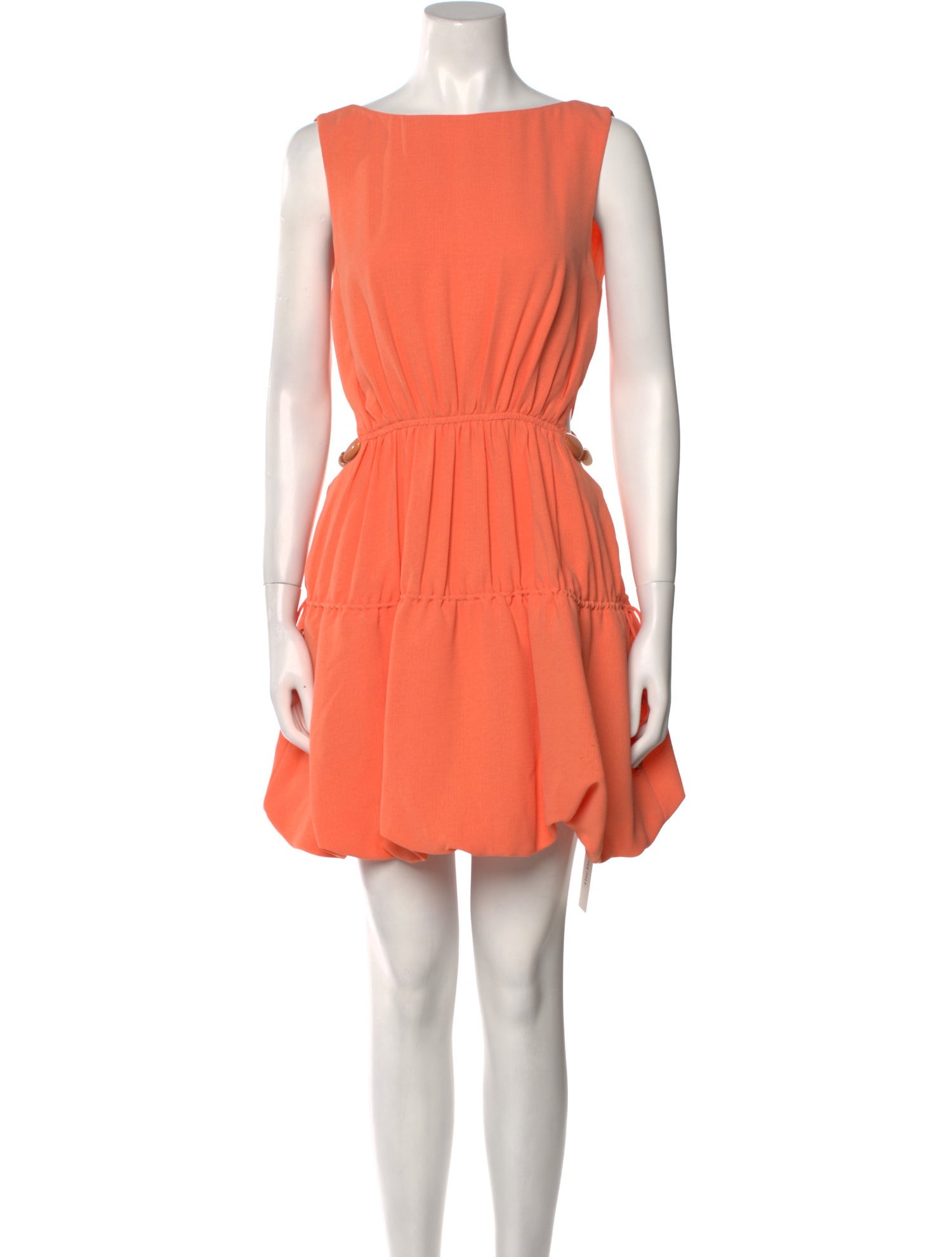 Jonathan Simkhai Bateau Neckline Mini Dress