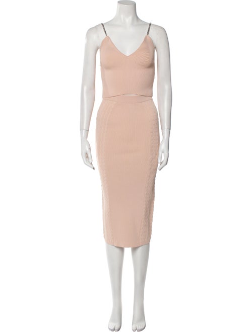 Jonathan Simkhai Crystal Embellishments Skirt Set