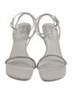 Jonathan Simkhai Leather Crystal Embellishments Sandals