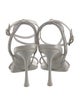 Jonathan Simkhai Leather Crystal Embellishments Sandals