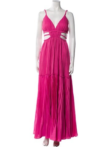 Jonathan Simkhai Dresses V-Neck Long Dress L