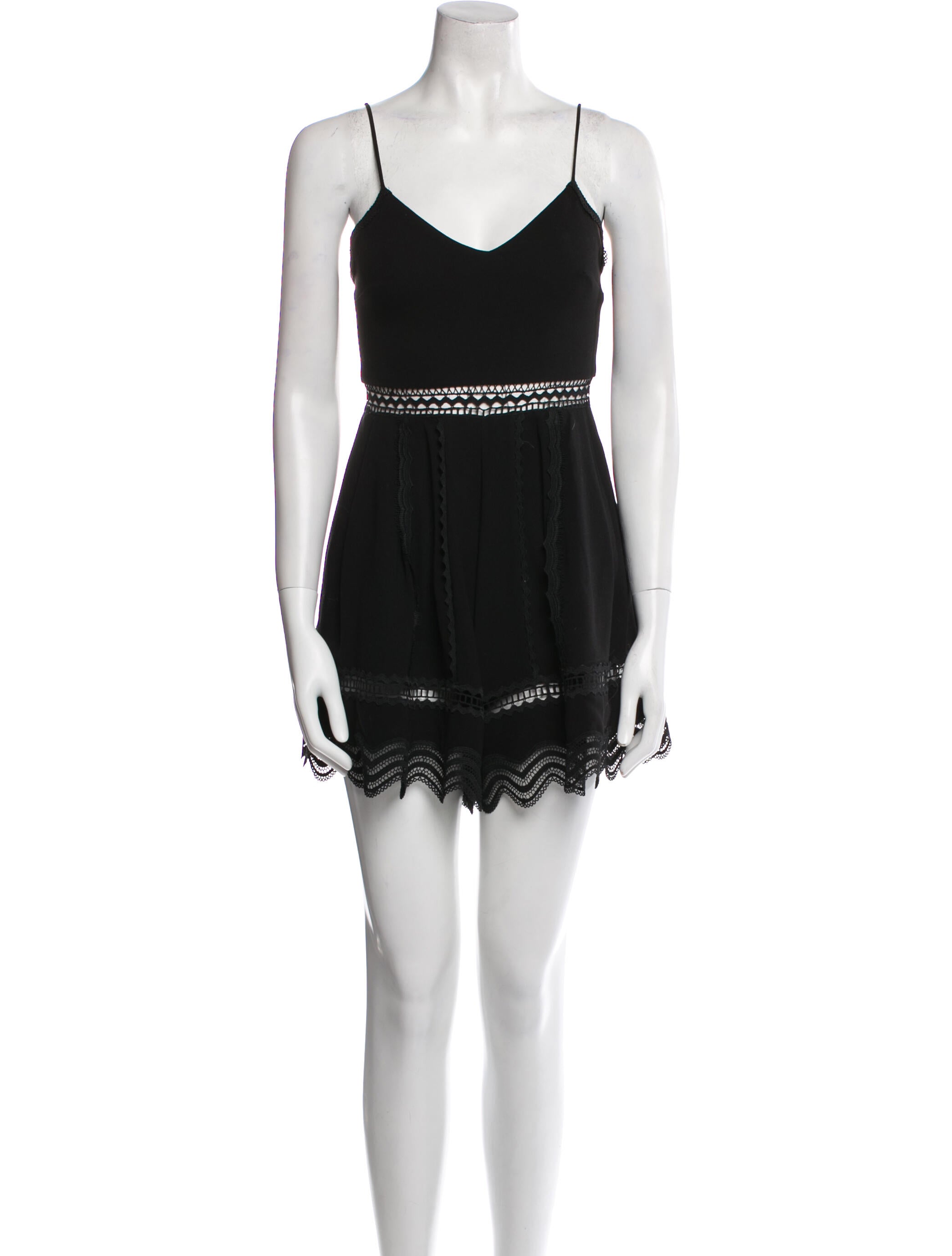 Jonathan Simkhai Lace V-Neck Romper